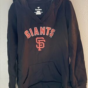 Fanatics Black Pullover SF Giants Hoodie with White Branding